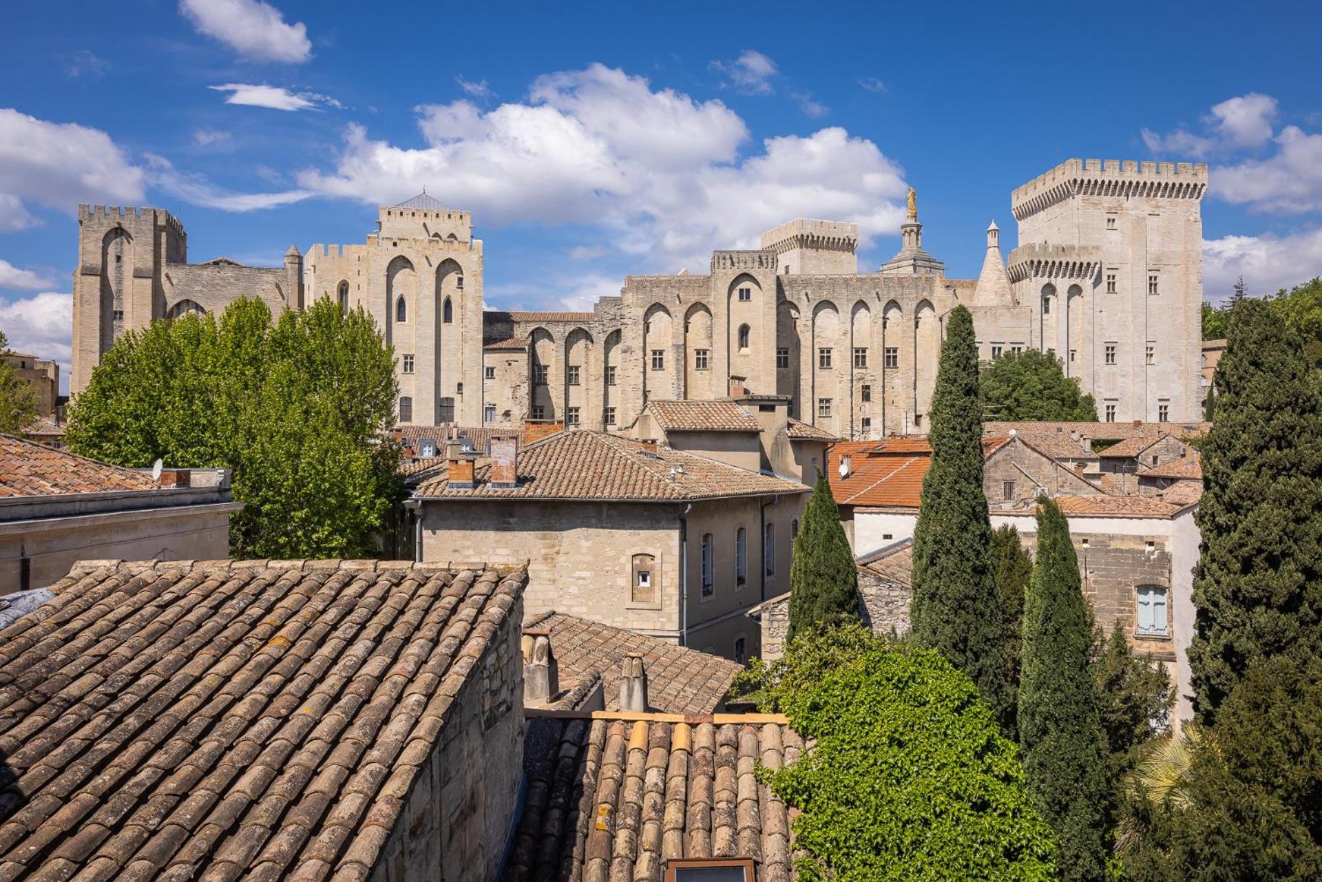 Avignon Intra-Muros, Vue Palais Des Papes Exterior photo